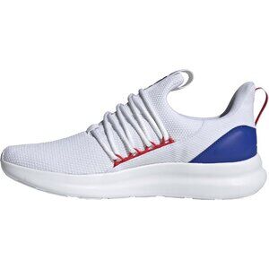 ⚡Adidas Mens White/Better Scarlet/Lucid Blue Imported Rubber Lite Pull-On Shoes